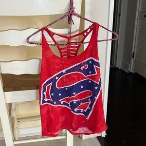 Superman American Flag Tank